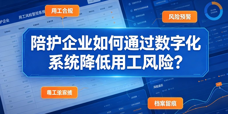 陪护企业如何通过数字化系统降低用工风险? | 医护邦
